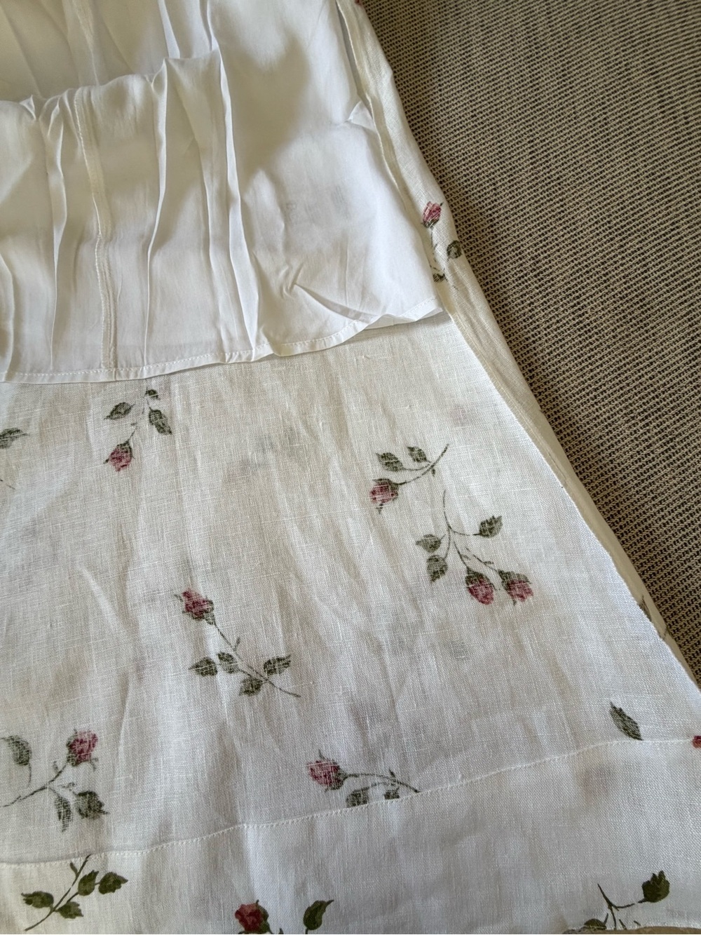 NEW Reformation Cecilia Linen Maxi Dress Floating Rose White Floral | US 4 UK 8 - Picture 11 of 13